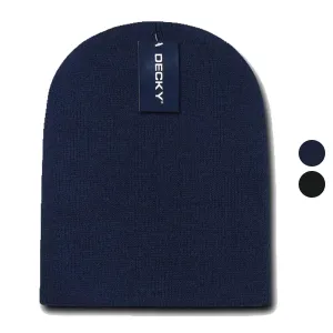 1 Dozen Decky Day Out Snug Beanies Knitted Ski Skull Caps Hats Wholesale Lots