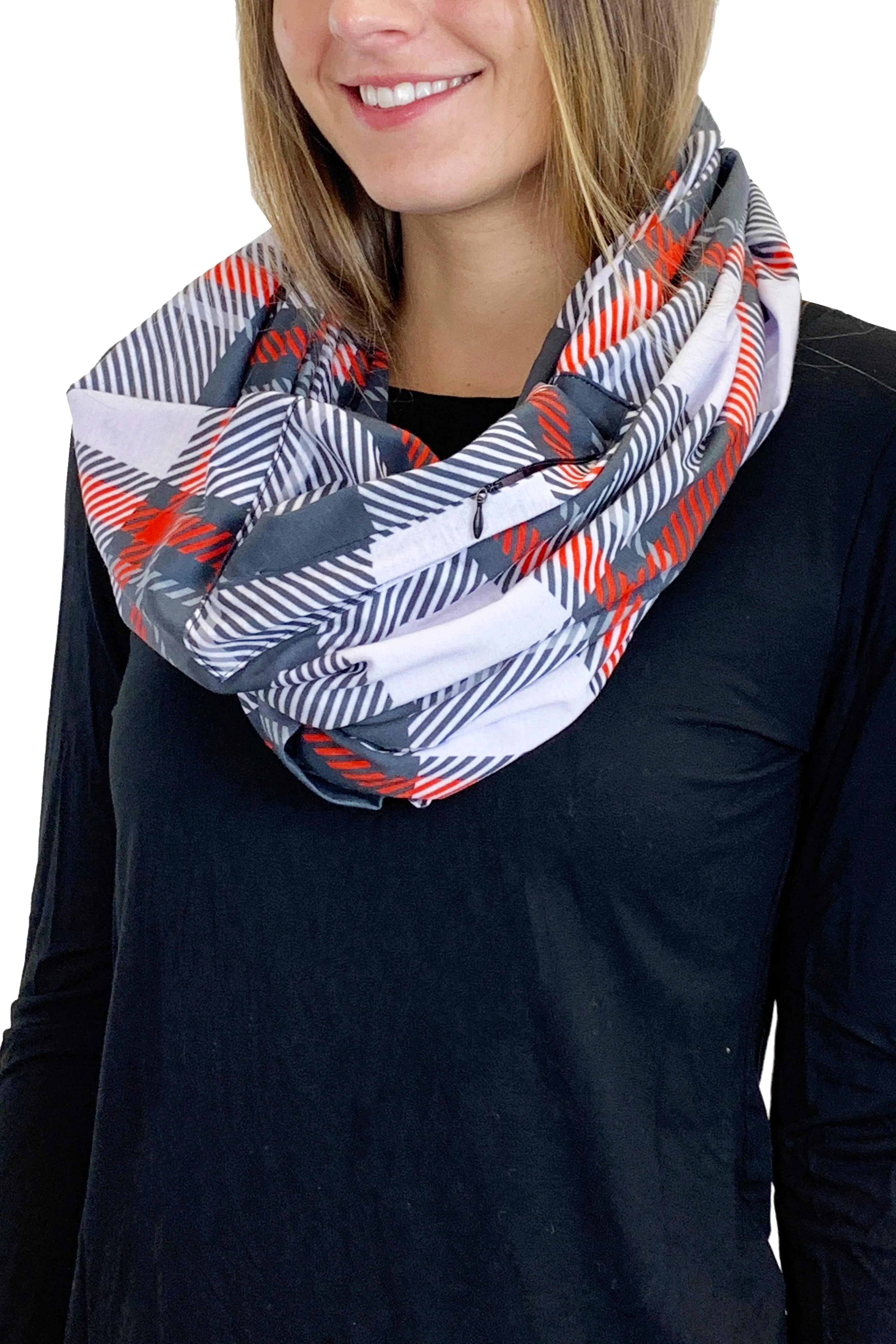 5303 -Infinity Pocket Scarf (2 Colors Available) - FINAL SALE