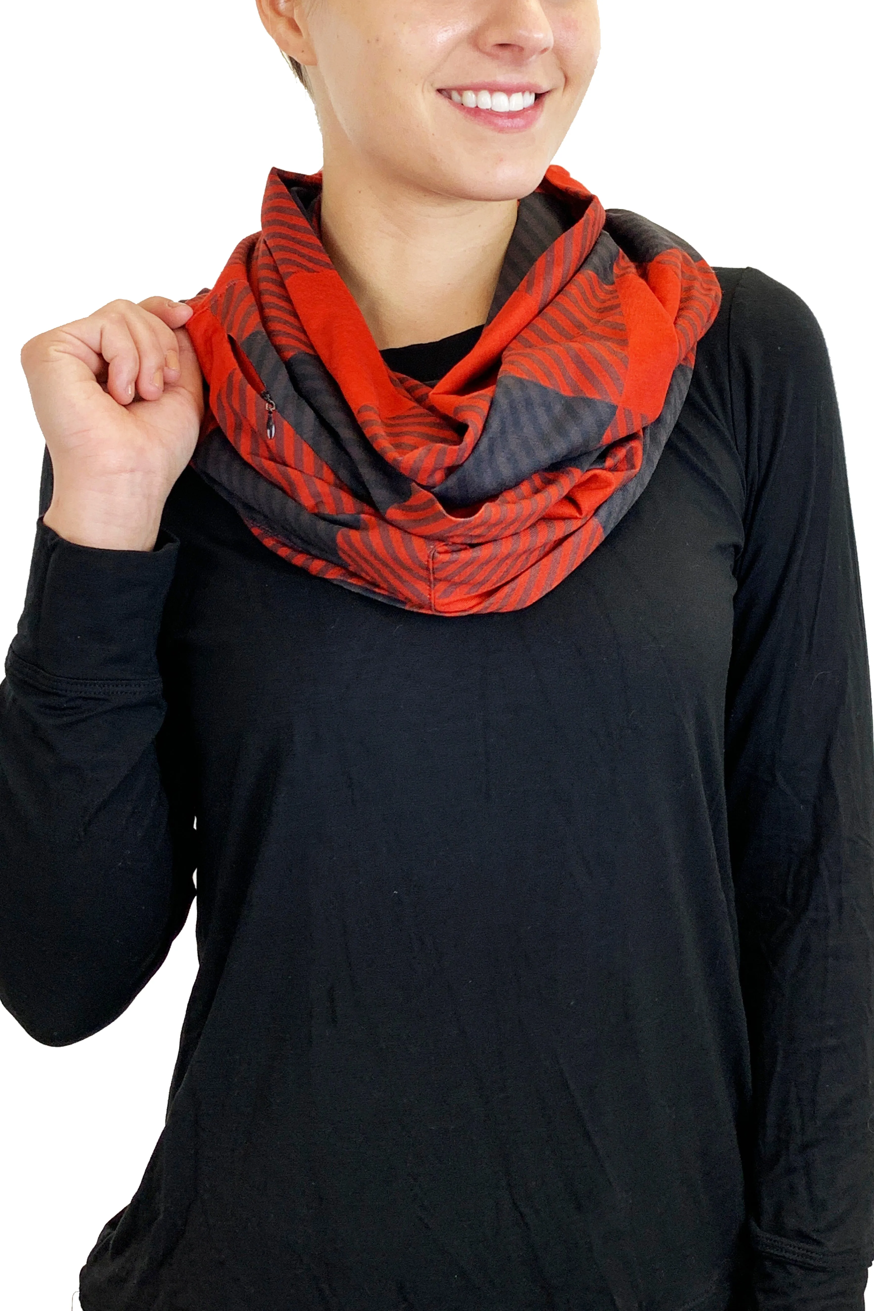 5303 -Infinity Pocket Scarf (2 Colors Available) - FINAL SALE