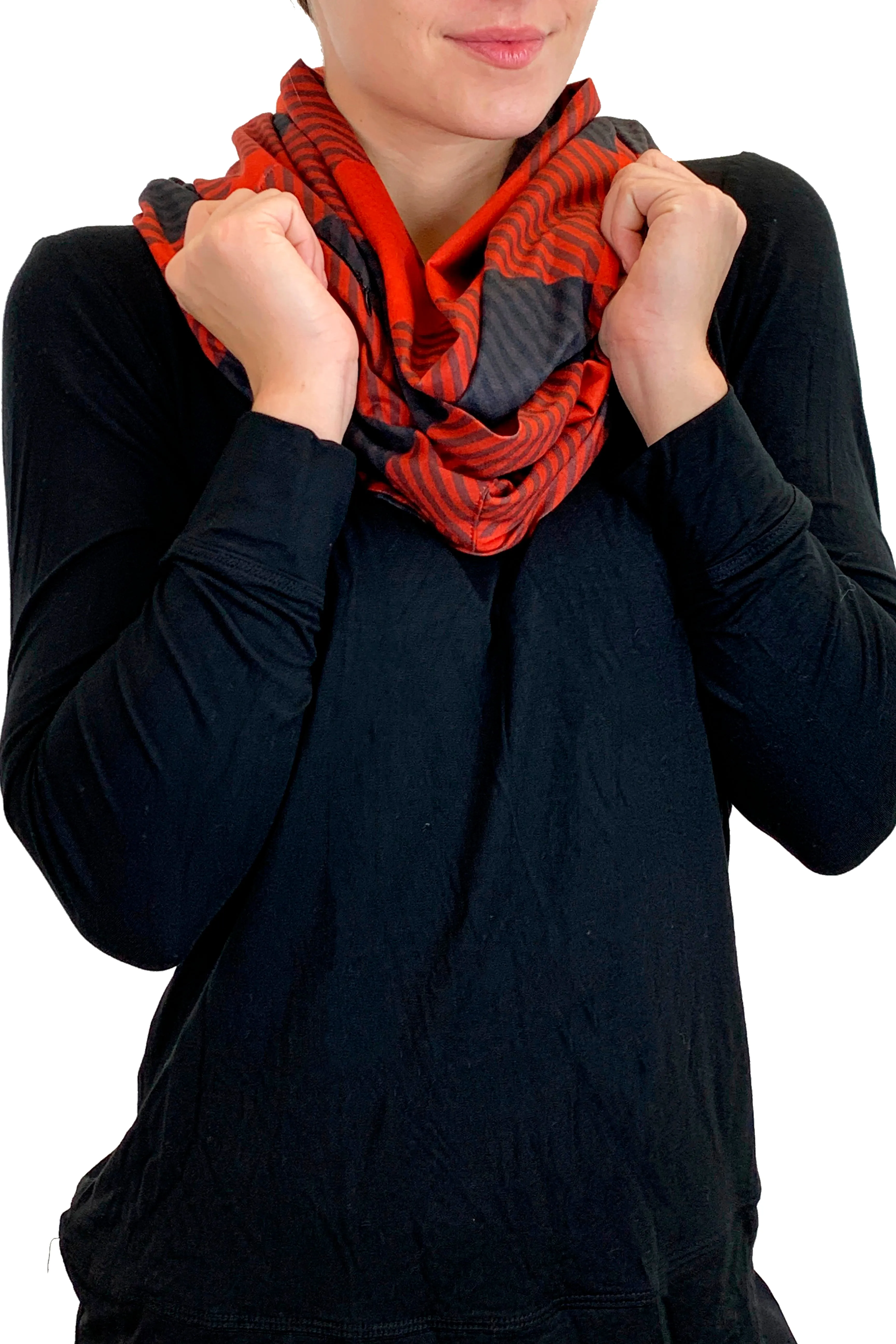 5303 -Infinity Pocket Scarf (2 Colors Available) - FINAL SALE