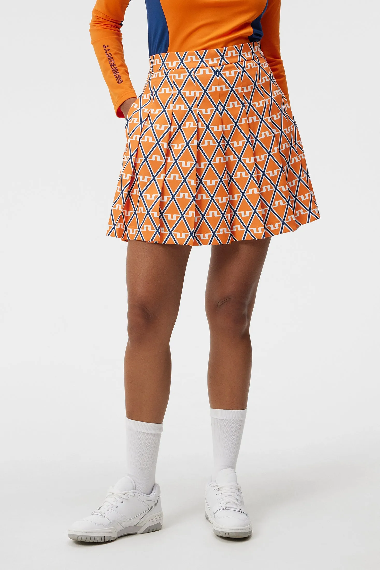 Adina Print Skirt / Exuberance Diamond