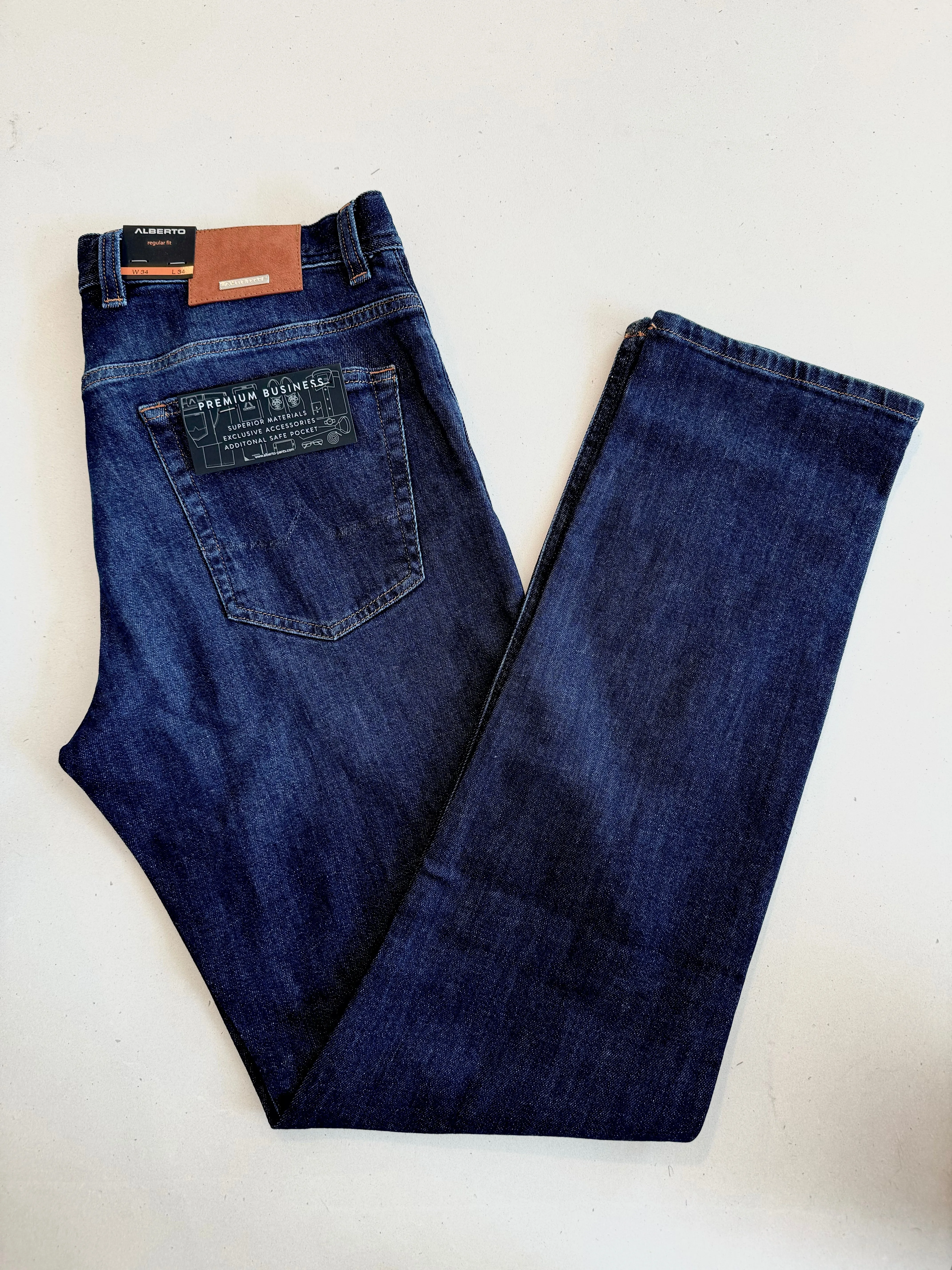 ALBERTO Organic Business Jean Blue