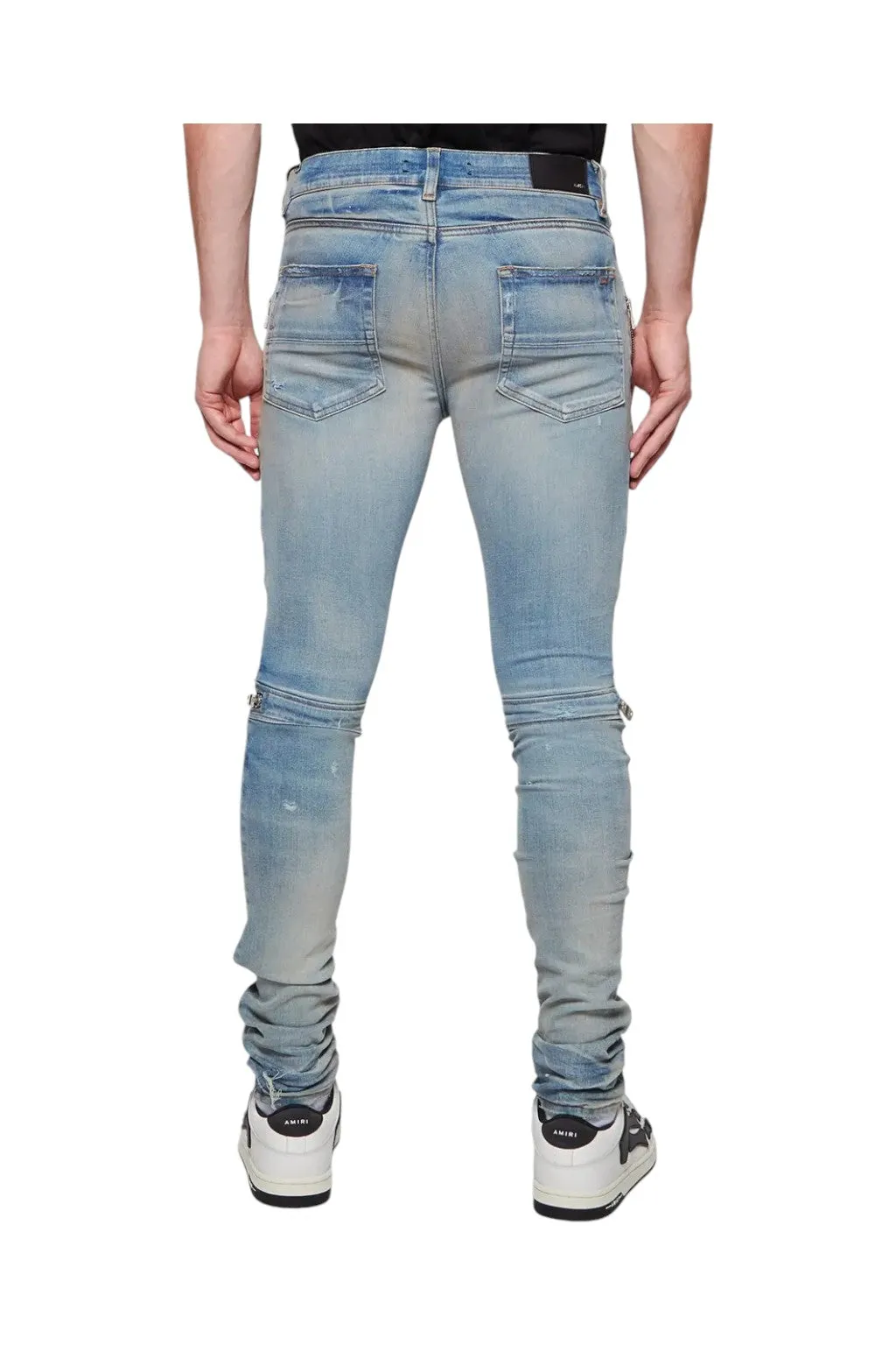 Amiri Plaid MX2 Clay Indigo Jeans