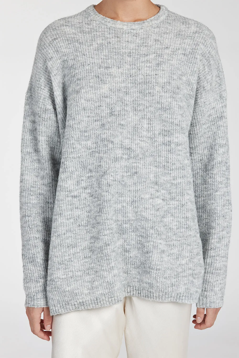 ANDERSON SILVER MARLE KNIT JUMPER