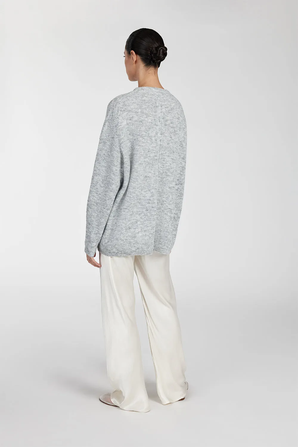 ANDERSON SILVER MARLE KNIT JUMPER