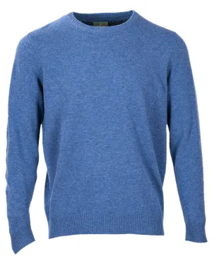 Aran Merino Wool Crew Neck Sweater