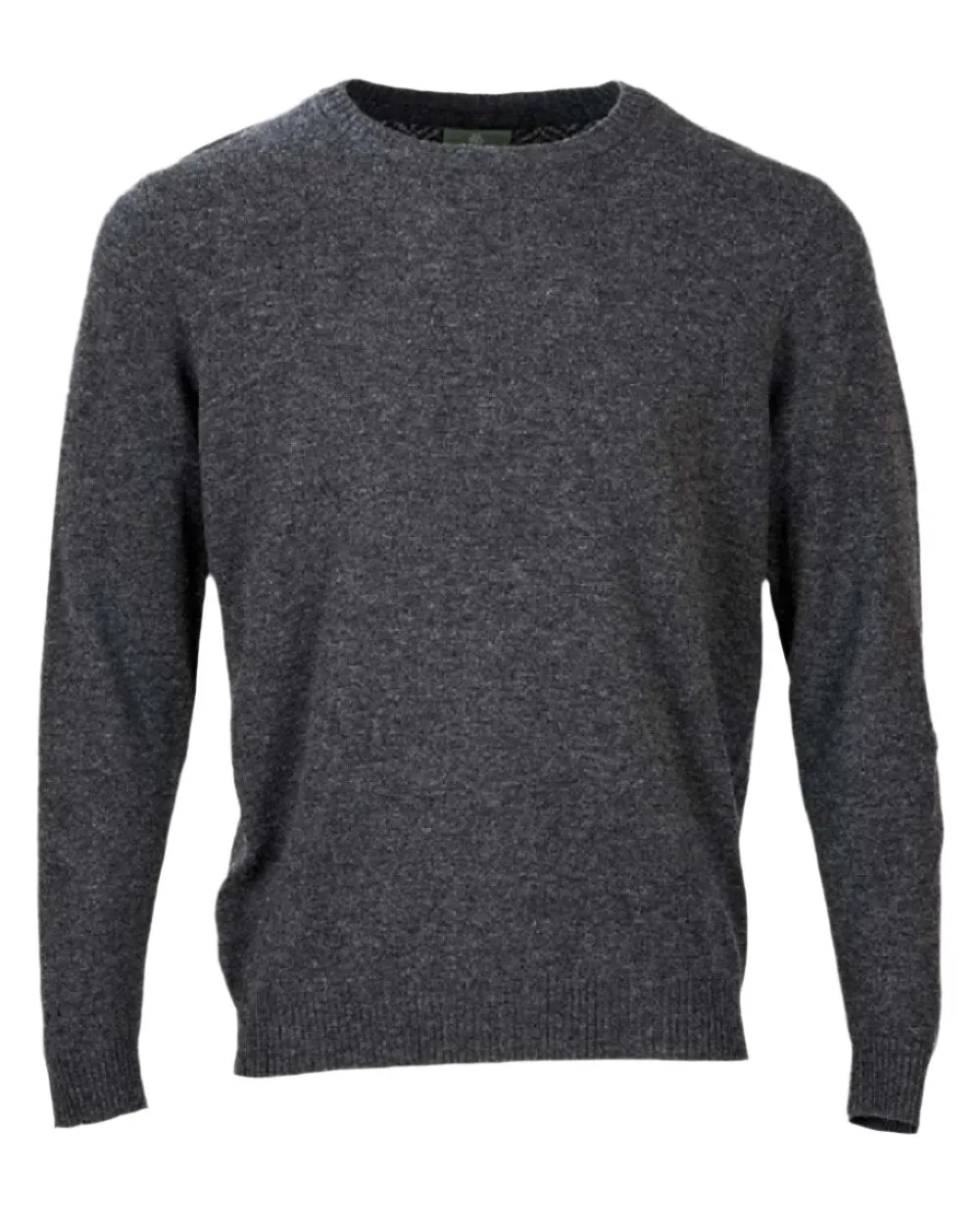 Aran Merino Wool Crew Neck Sweater