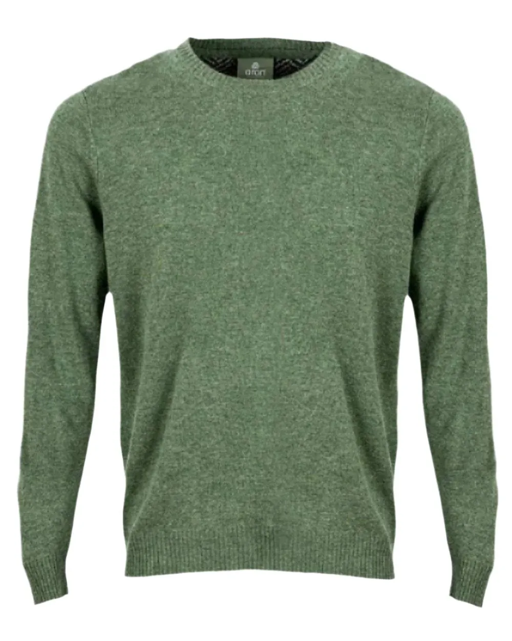 Aran Merino Wool Crew Neck Sweater