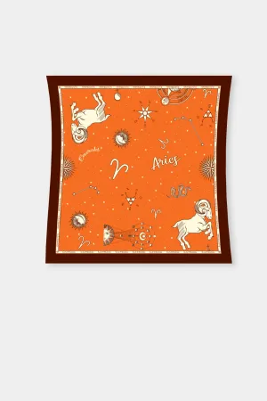 Aries Zodiac Sign Scarf for Women