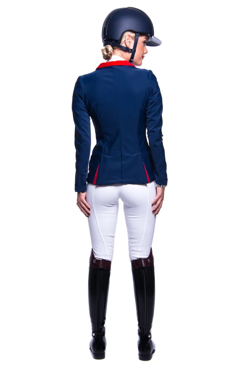 B-Oliver Swarovski Crystal Competition Breeches (White)