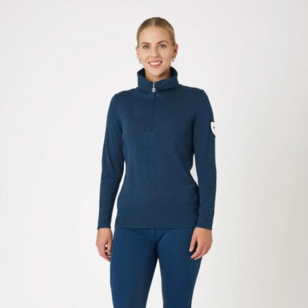 B Vertigo Athena Merino Blend 1/4 Zip Jumper