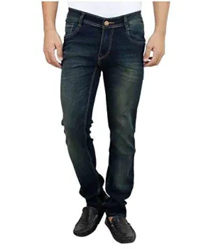 Ben Martin Men's Regular Fit Jeans (BMW-JJ3-GREEN-P6-36_Dark Blue_36)