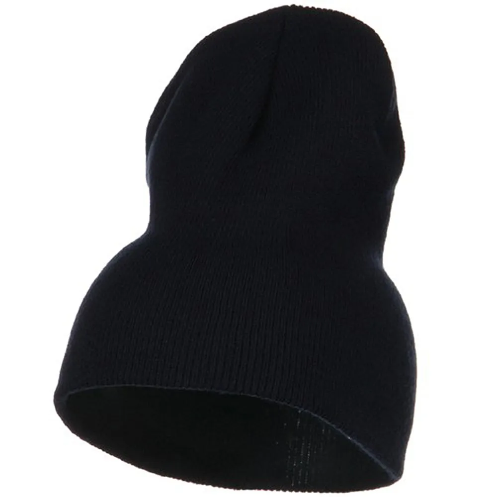 Big Stretch Plain Classic Short Beanie