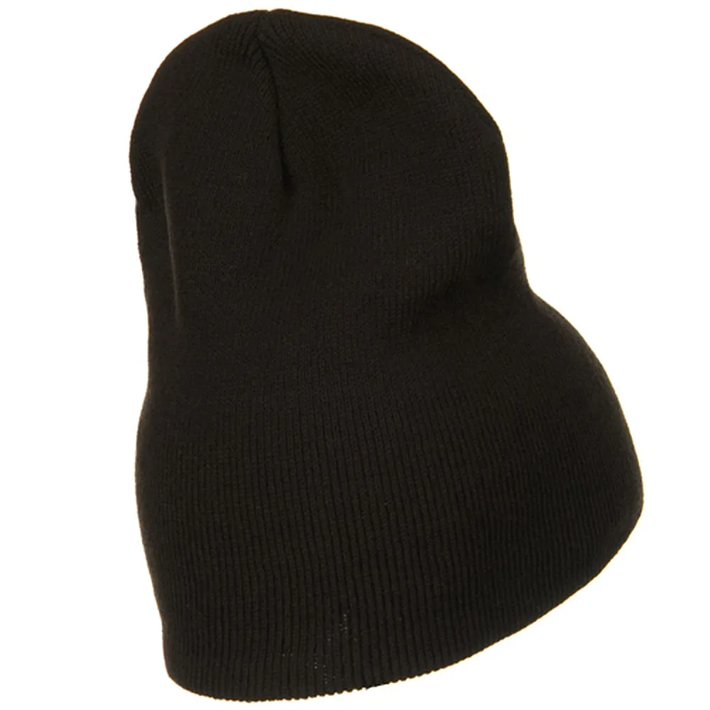 Big Stretch Plain Classic Short Beanie