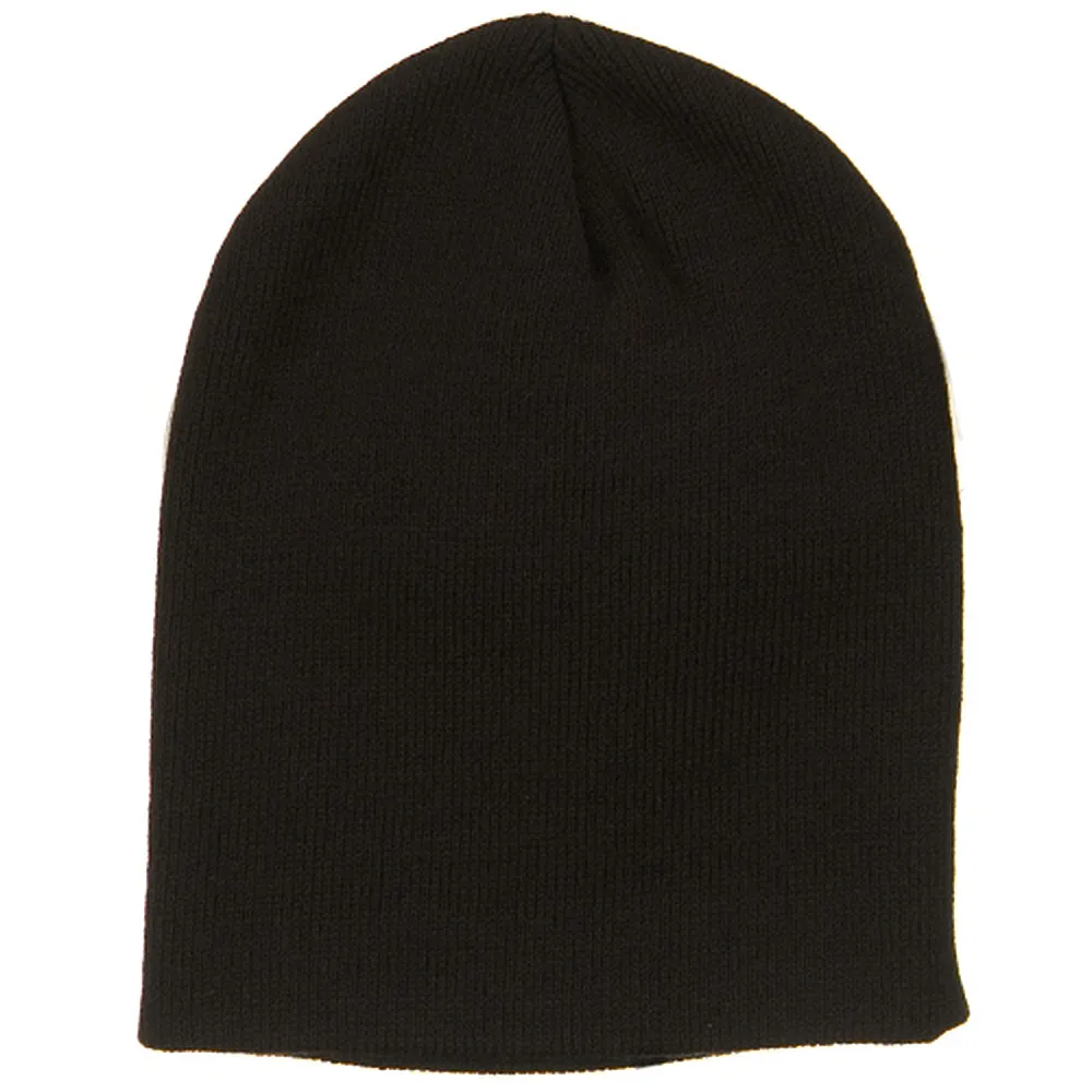 Big Stretch Plain Classic Short Beanie