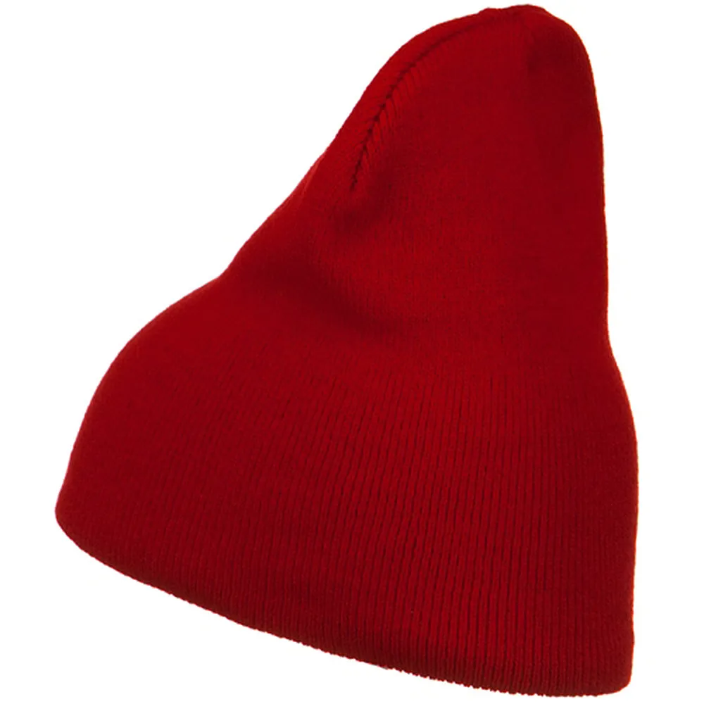 Big Stretch Plain Classic Short Beanie