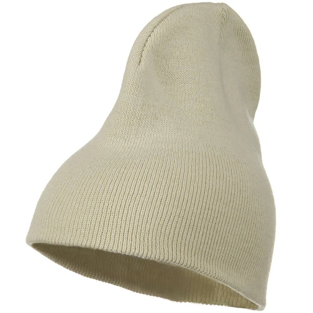 Big Stretch Plain Classic Short Beanie