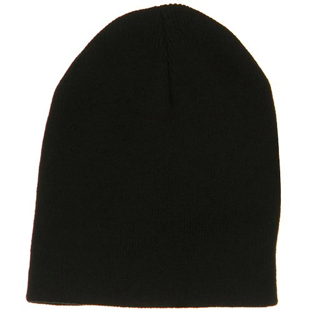 Big Stretch Plain Classic Short Beanie