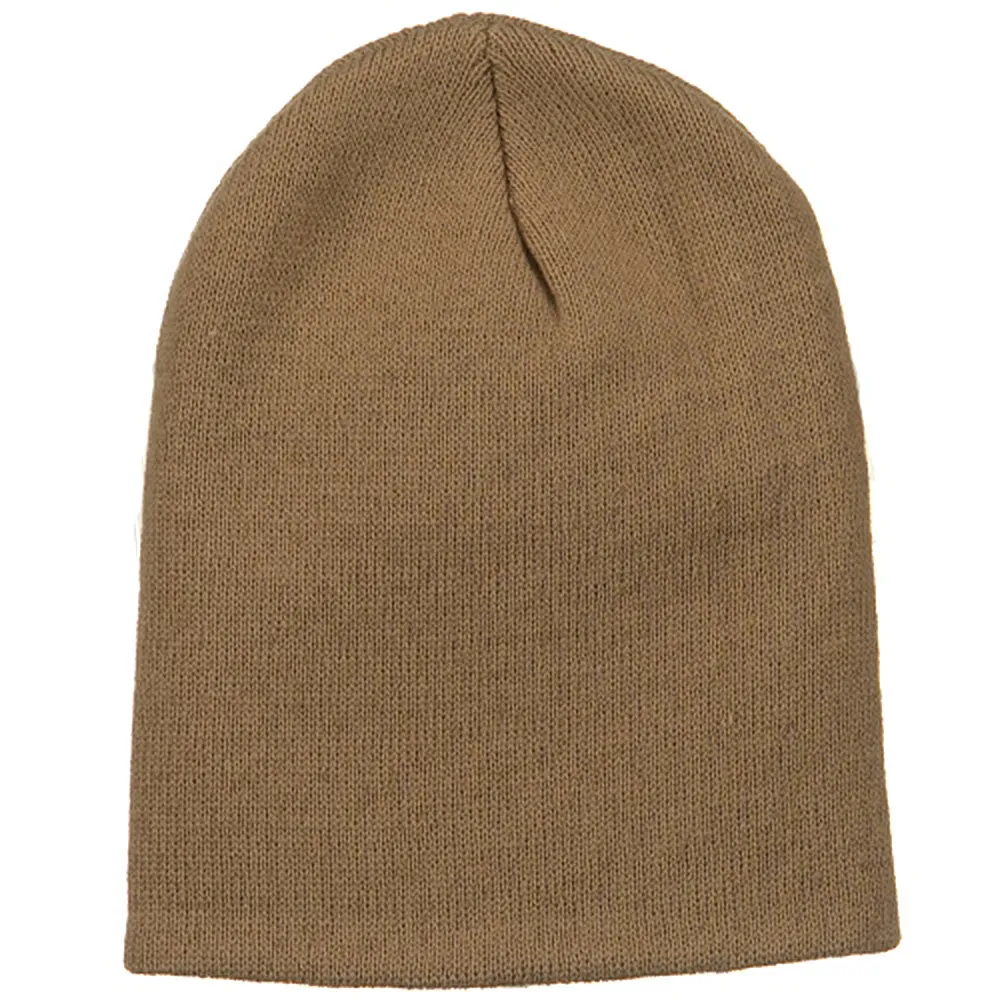 Big Stretch Plain Classic Short Beanie