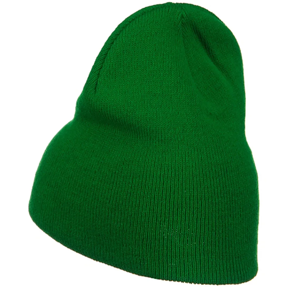 Big Stretch Plain Classic Short Beanie