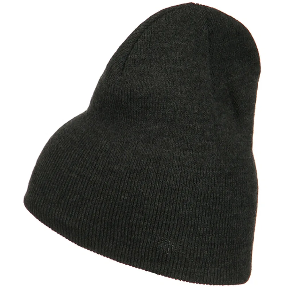 Big Stretch Plain Classic Short Beanie