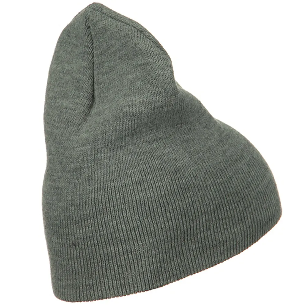 Big Stretch Plain Classic Short Beanie