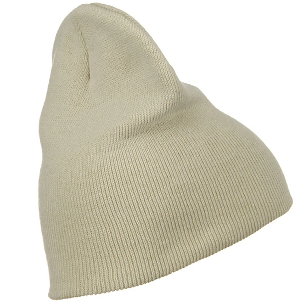 Big Stretch Plain Classic Short Beanie