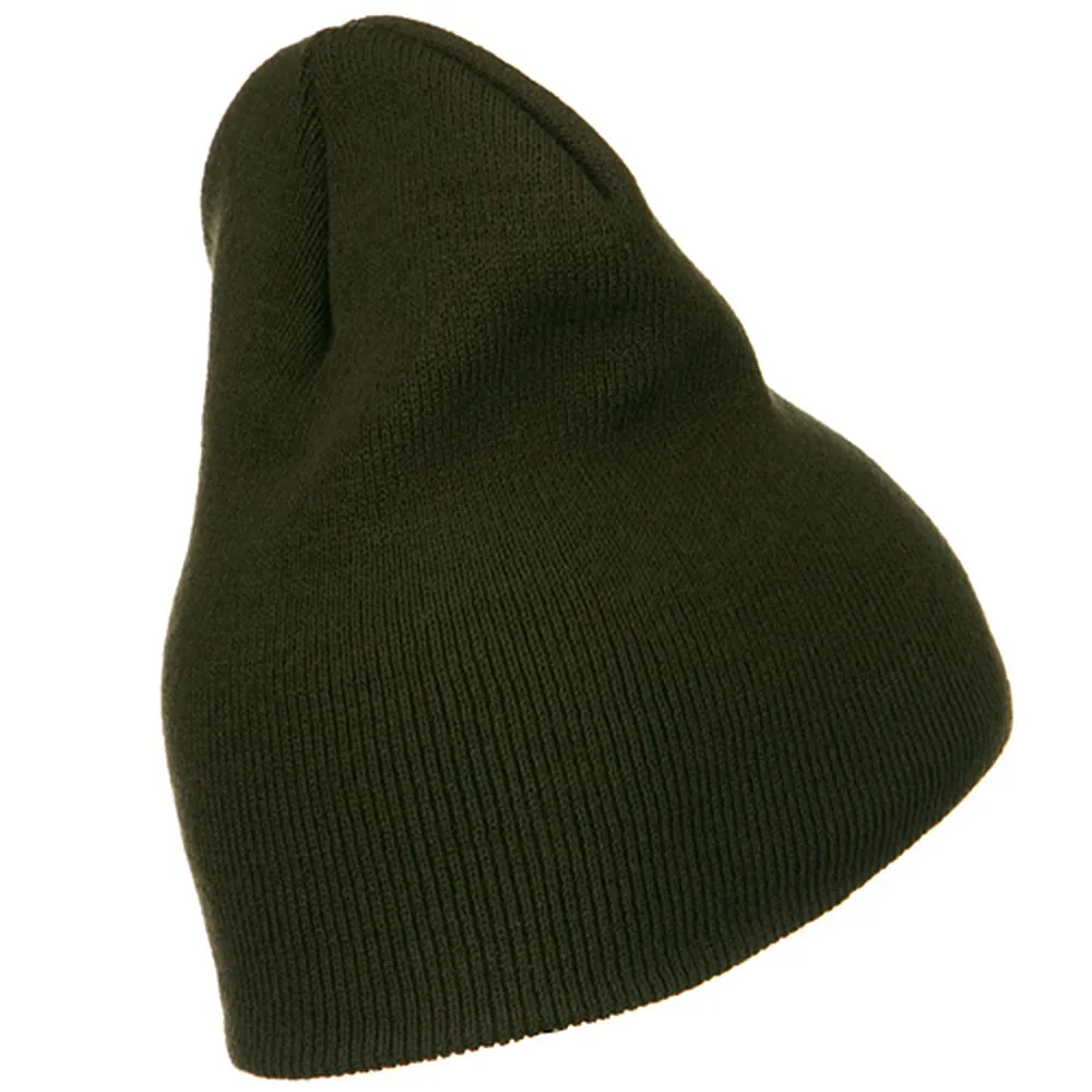 Big Stretch Plain Classic Short Beanie