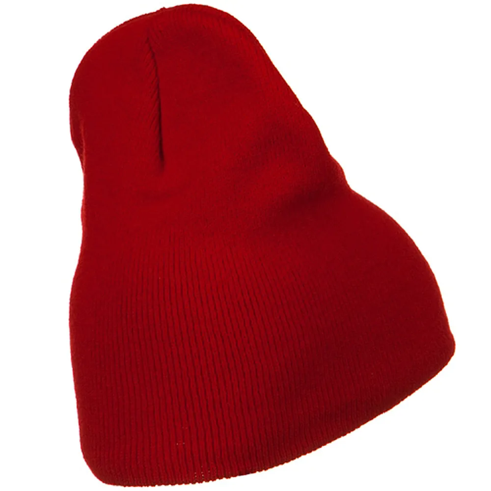 Big Stretch Plain Classic Short Beanie