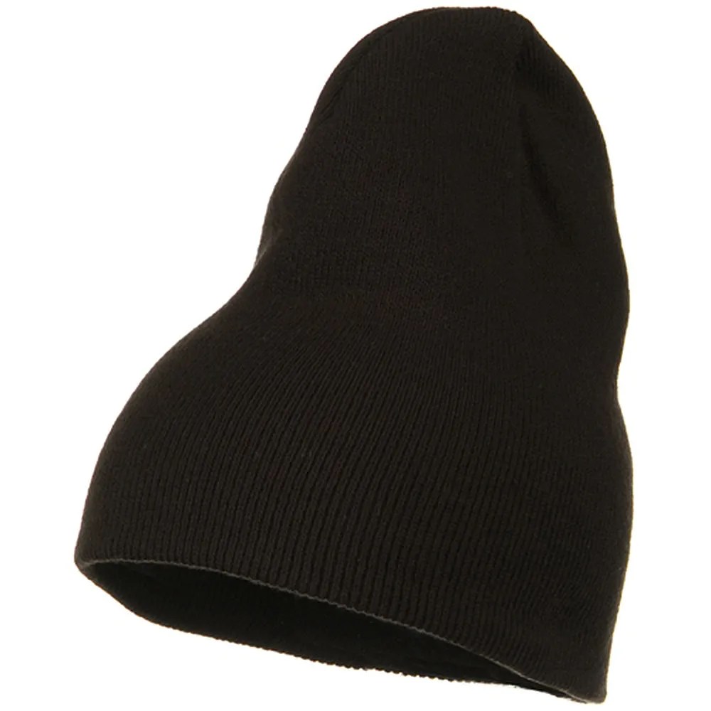 Big Stretch Plain Classic Short Beanie