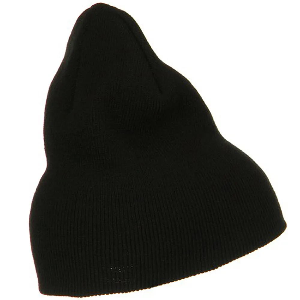 Big Stretch Plain Classic Short Beanie