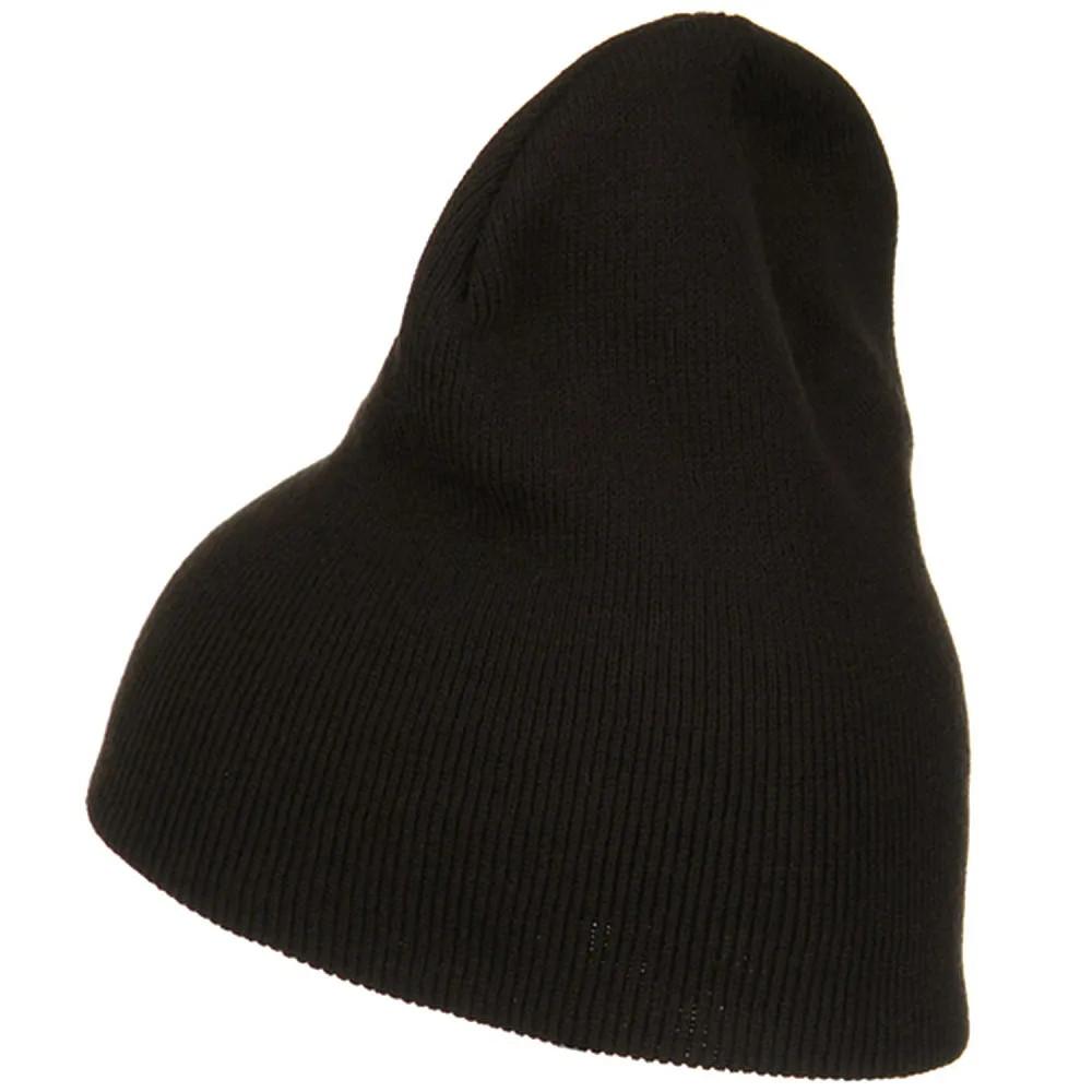 Big Stretch Plain Classic Short Beanie