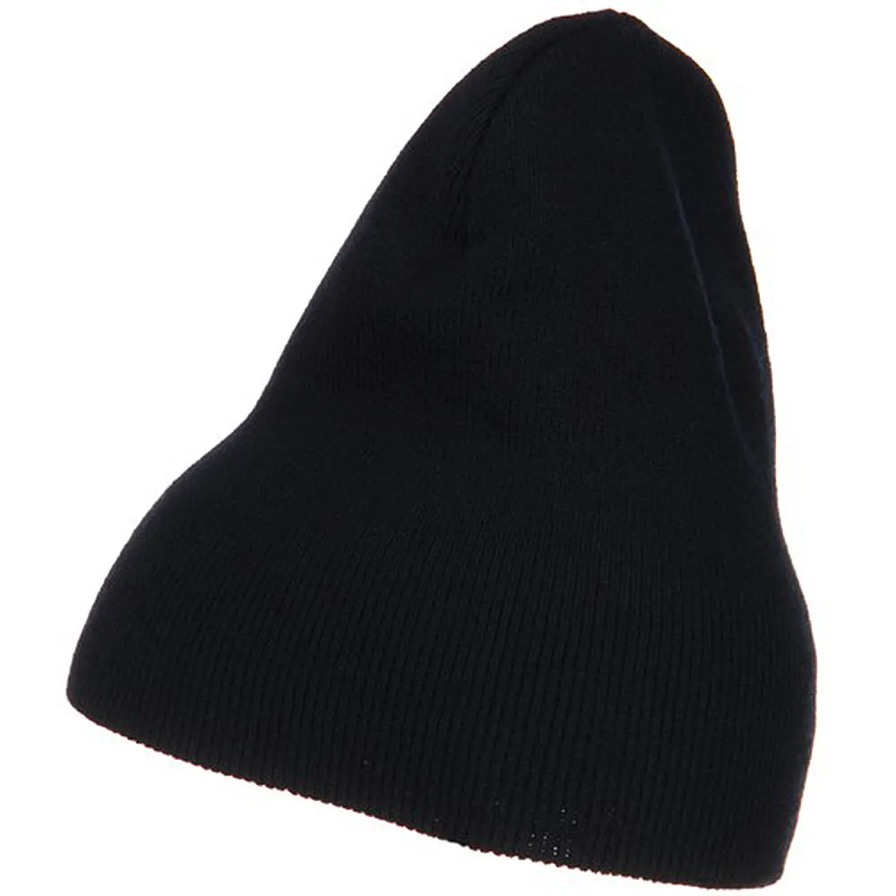 Big Stretch Plain Classic Short Beanie