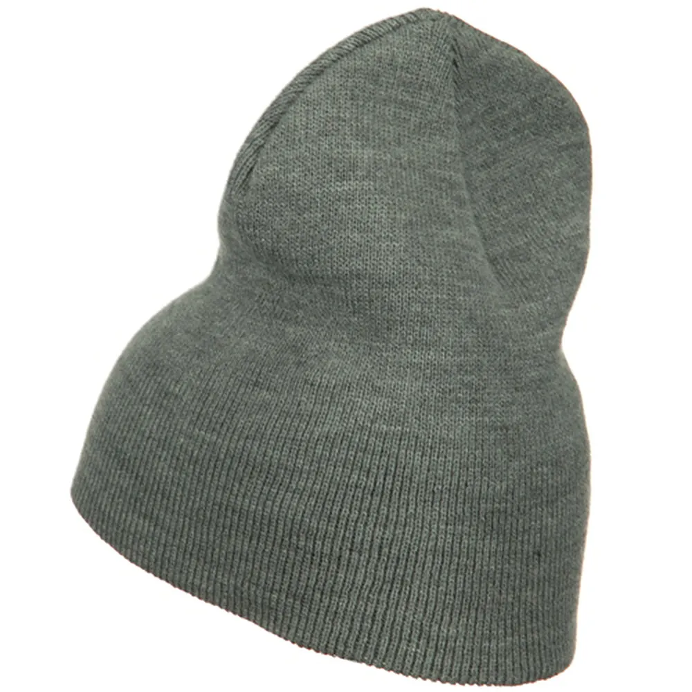 Big Stretch Plain Classic Short Beanie