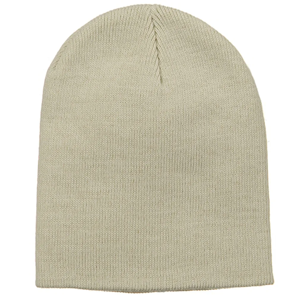 Big Stretch Plain Classic Short Beanie