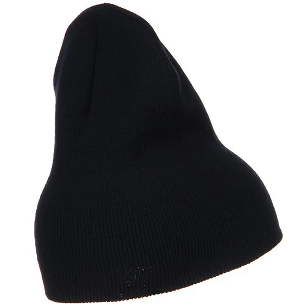 Big Stretch Plain Classic Short Beanie