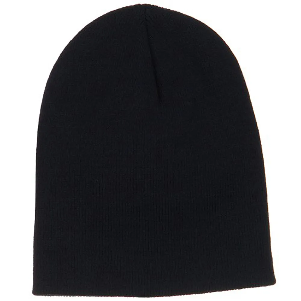 Big Stretch Plain Classic Short Beanie