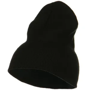 Big Stretch Plain Classic Short Beanie