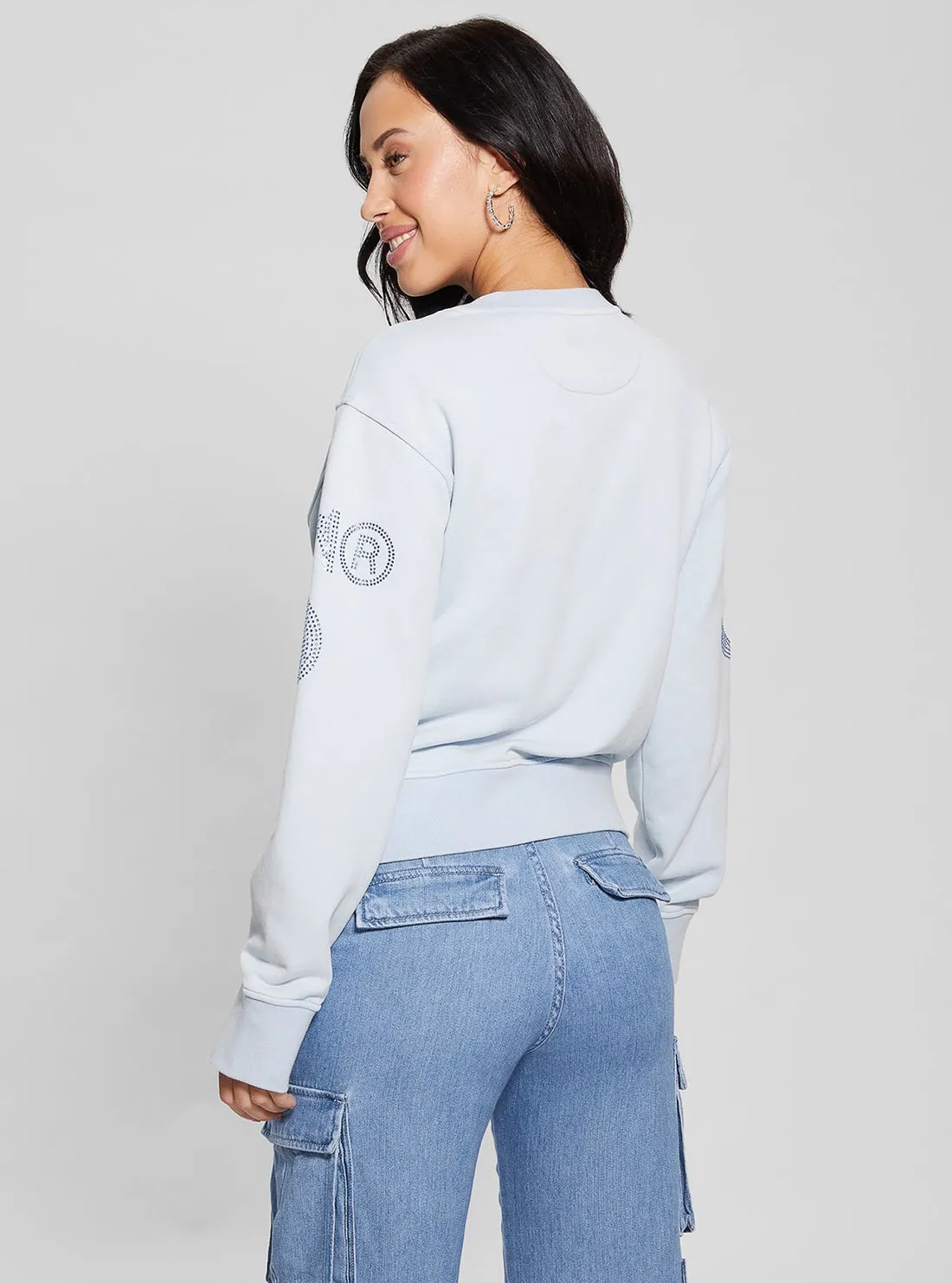 Blue Vintage Logo Jumper