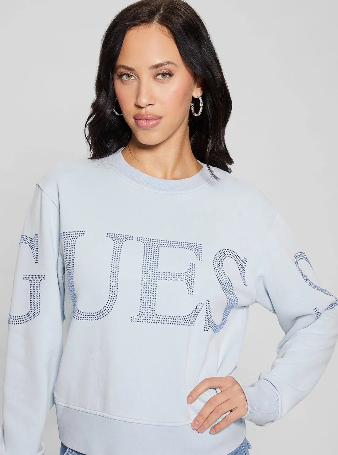 Blue Vintage Logo Jumper