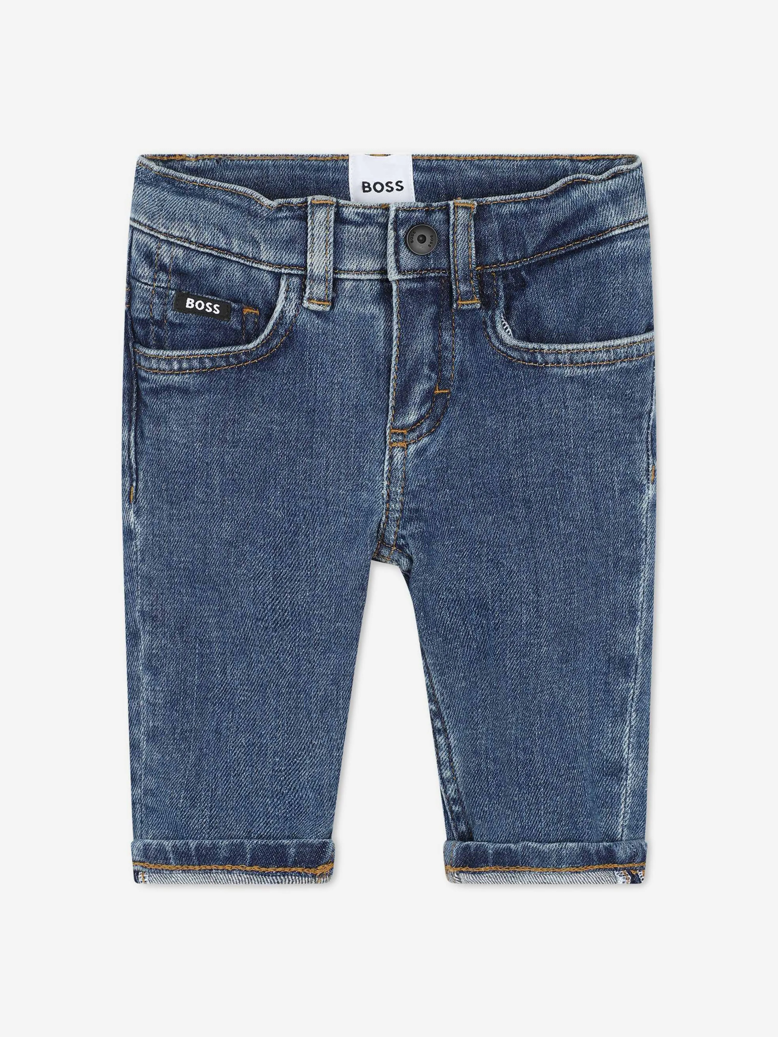 BOSS Baby Boys Denim Jeans in Blue