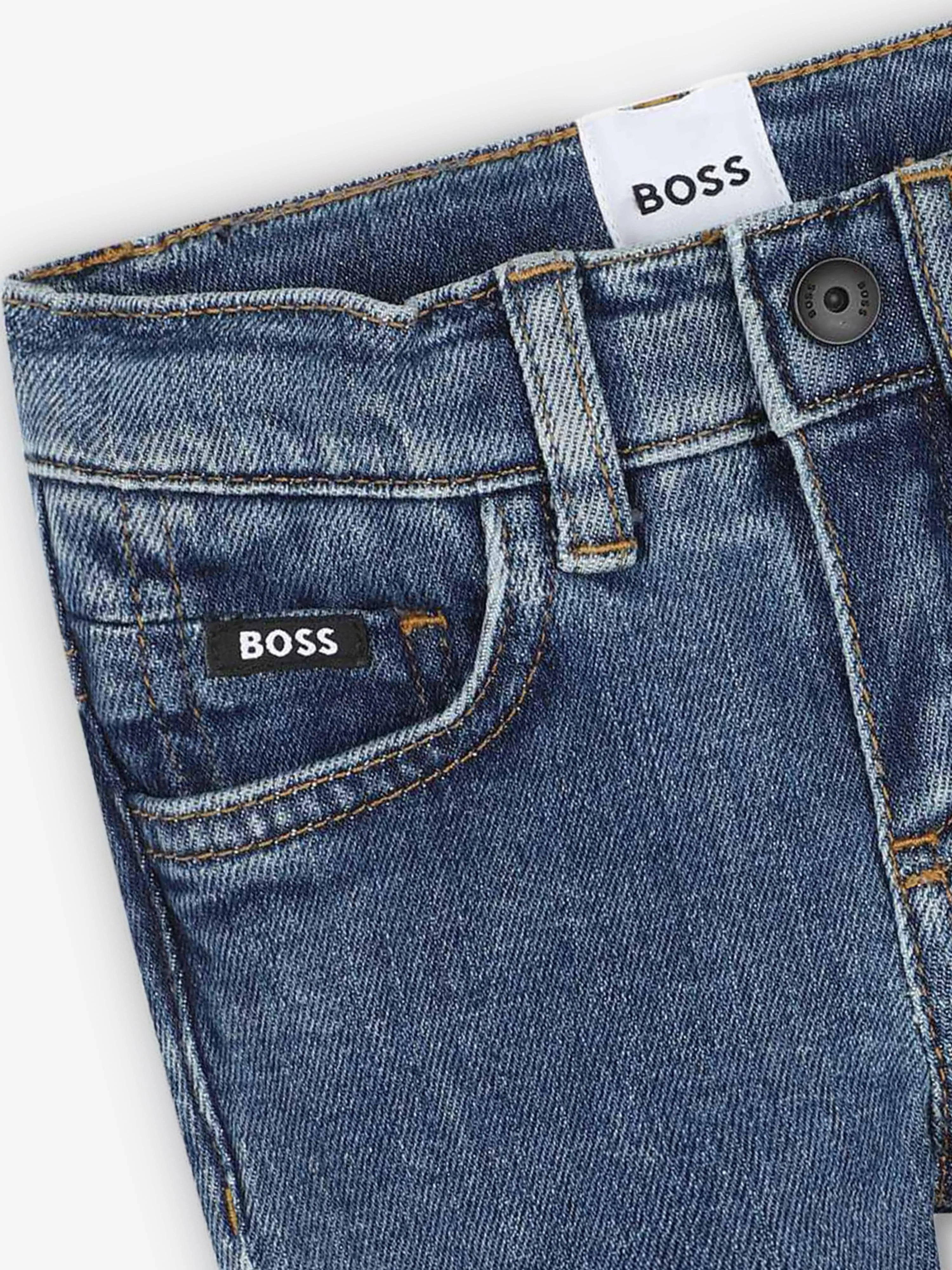 BOSS Baby Boys Denim Jeans in Blue