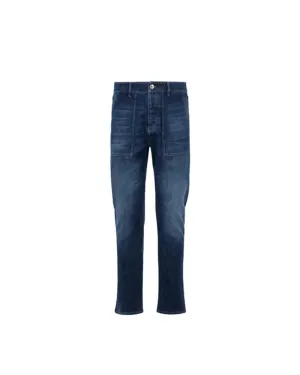 Brunello Cucinelli New Men’s Med Wash Denim Jeans