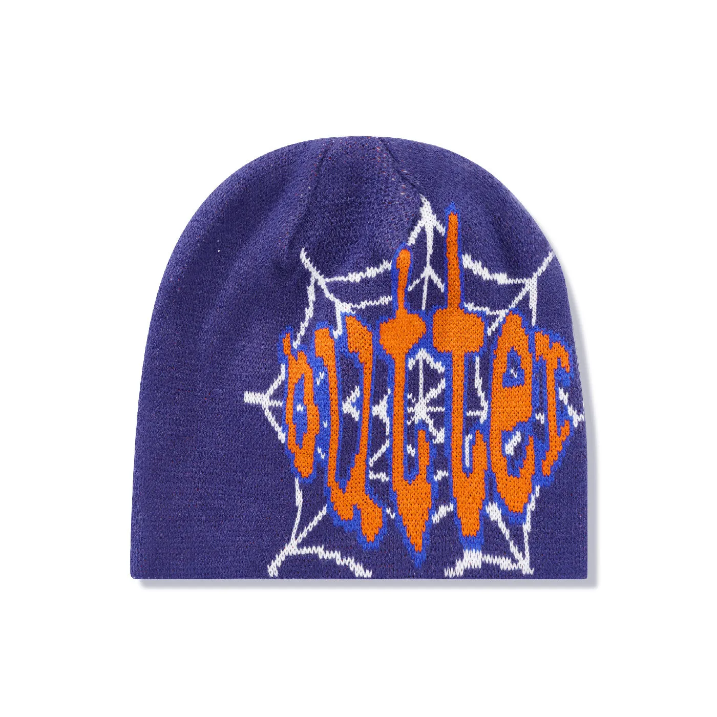 Butter Goods Frenzy Skully Beanie - Navy