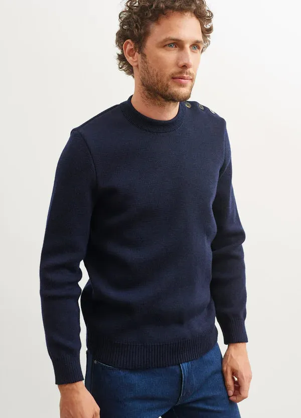 Cancale Men's Plain Sailor Sweater - Saint James