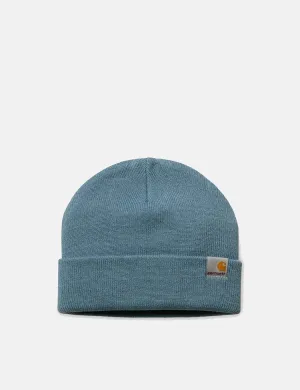 Carhartt-WIP Stratus Low Beanie Hat - Mossa Blue