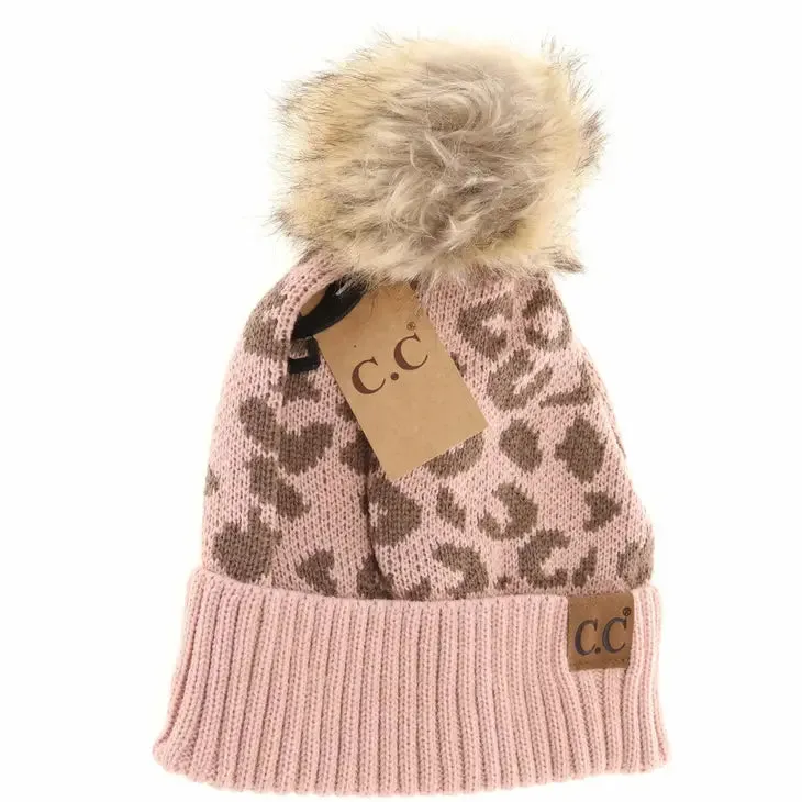 C.C Beanies with Poms - Click to see Options