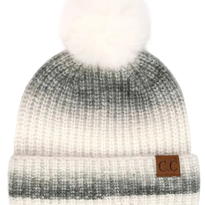 C.C Beanies with Poms - Click to see Options