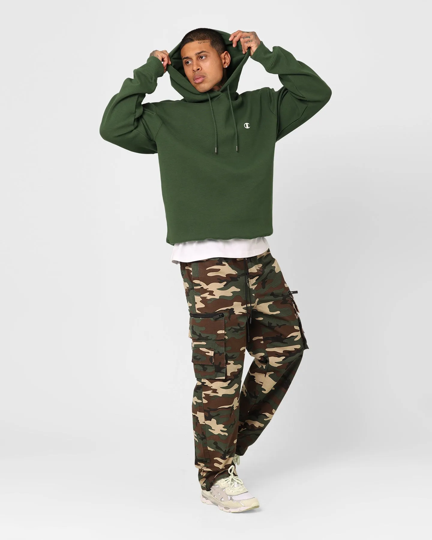 Champion Rochester Base Hoodie Jungle Range