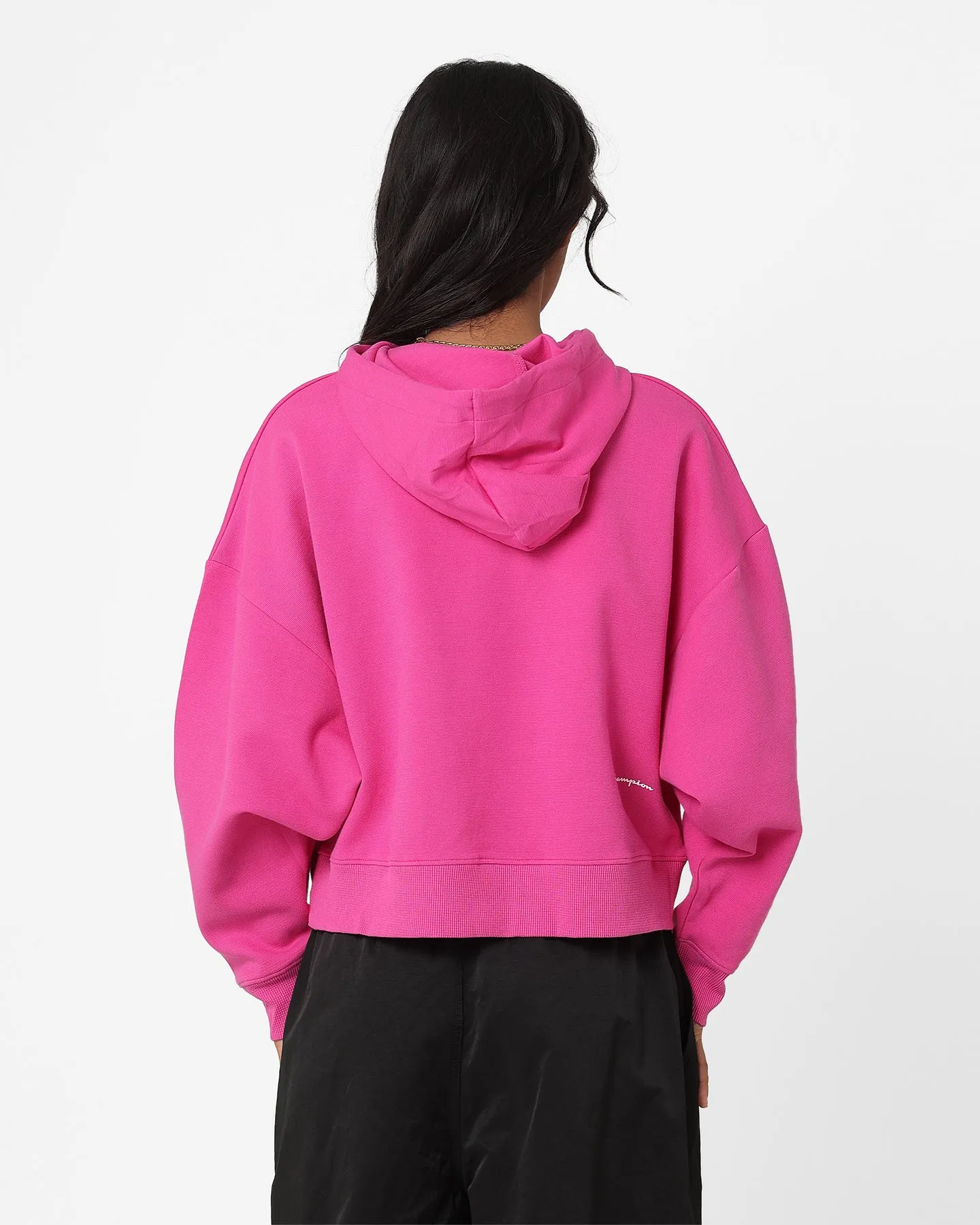 Champion Women's Rochester Base Hoodie Peony Parade Pink